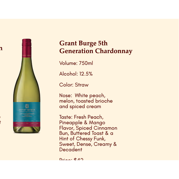 Grant Burge 5th Generation Chardonnay