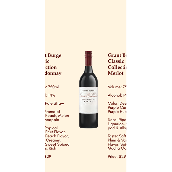 Grant Burge Classic Merlot
