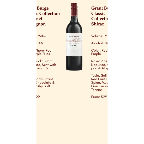 Grant Burge Classic Shiraz