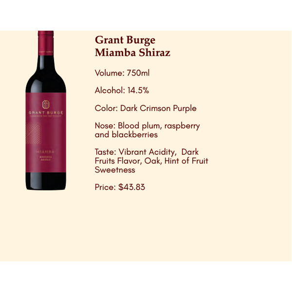 Grant Burge Miamba Shiraz
