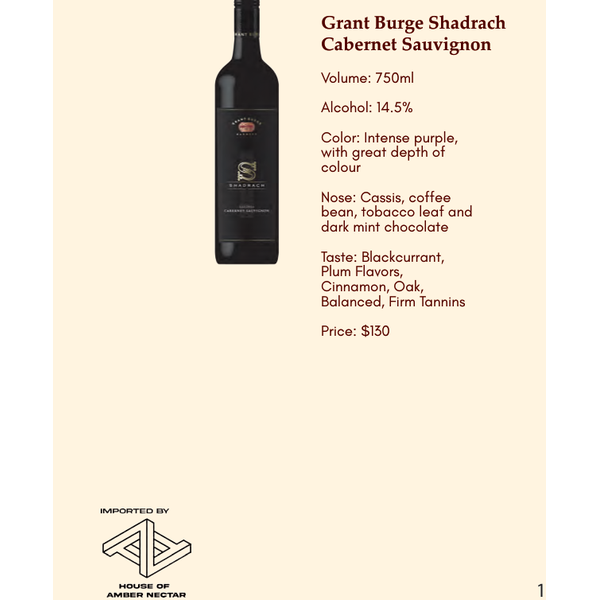 Grant Burge Shadrach Cabernet Sauvignon