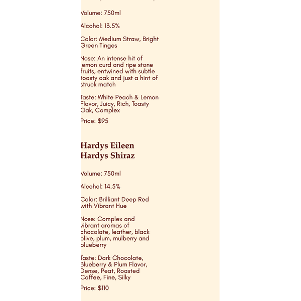 Hardys Eileen Hardy Shiraz