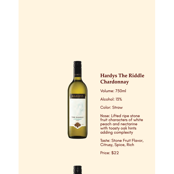 Hardys The Riddle Chardonnay