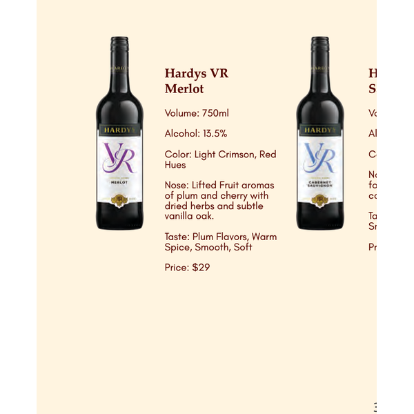 Hardys VR Merlot