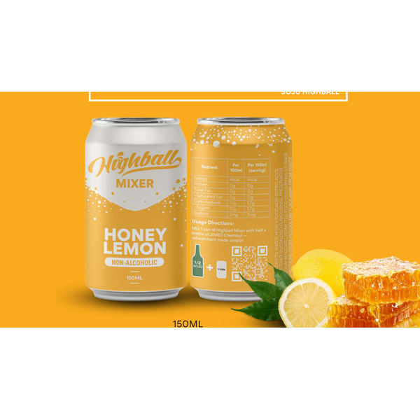 Highball Mixer Honey Lemon