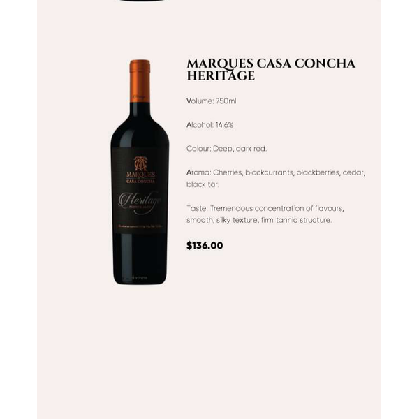 Marqués de Casa Concha Heritage