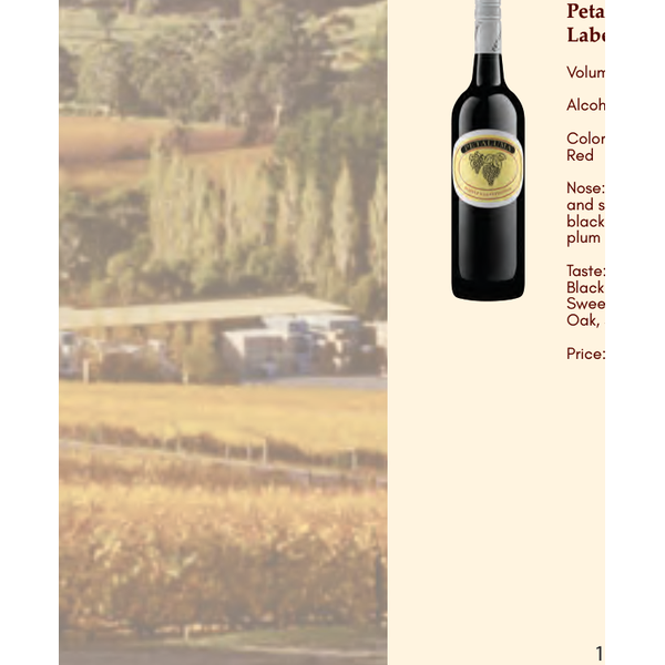 Petaluma White Label Shiraz
